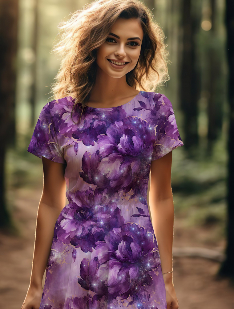 The lilac collection - Eigenproduktion von Graustufen-Stoffe